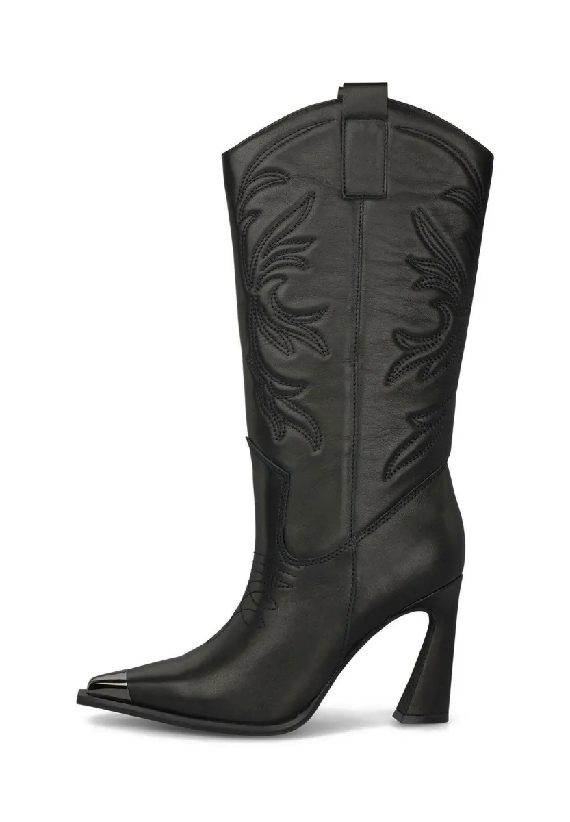 High Heel Stiefel - black