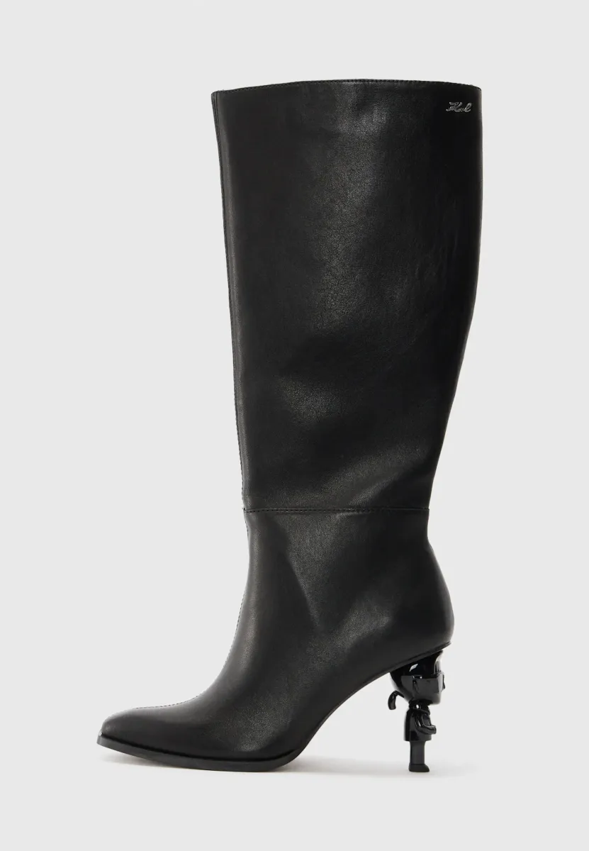 High Heel Stiefel - black
