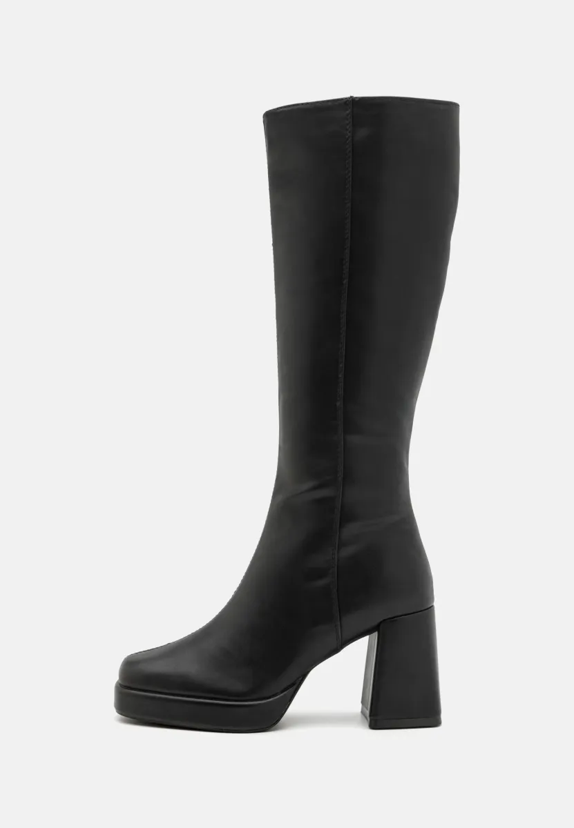 High Heel Stiefel - black