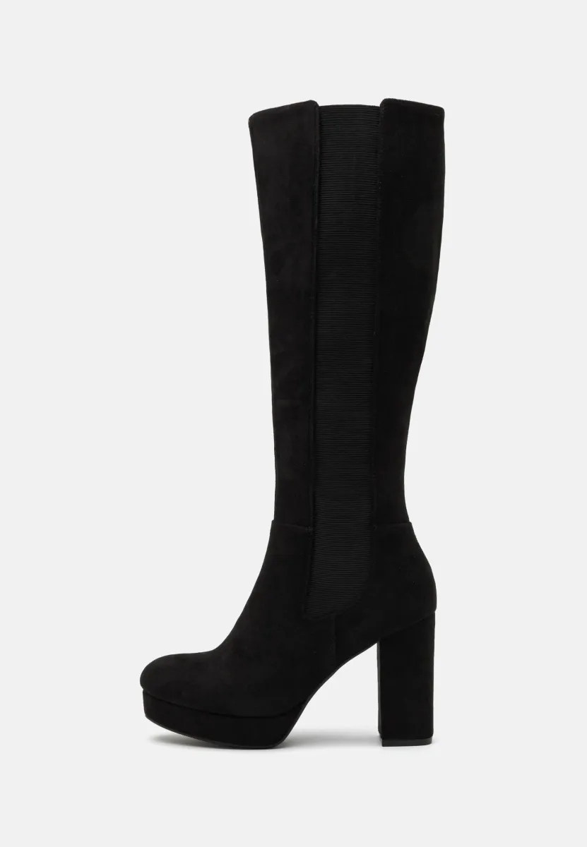 High Heel Stiefel - black