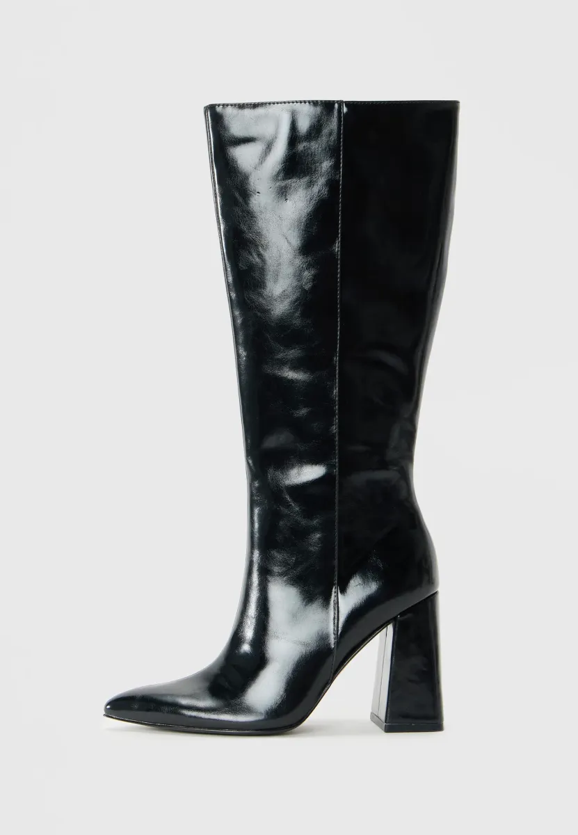 High Heel Stiefel - black