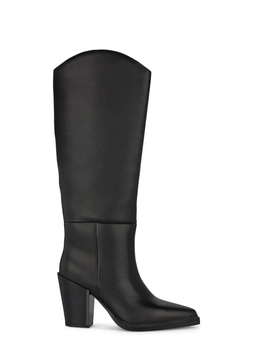 High Heel Stiefel - black