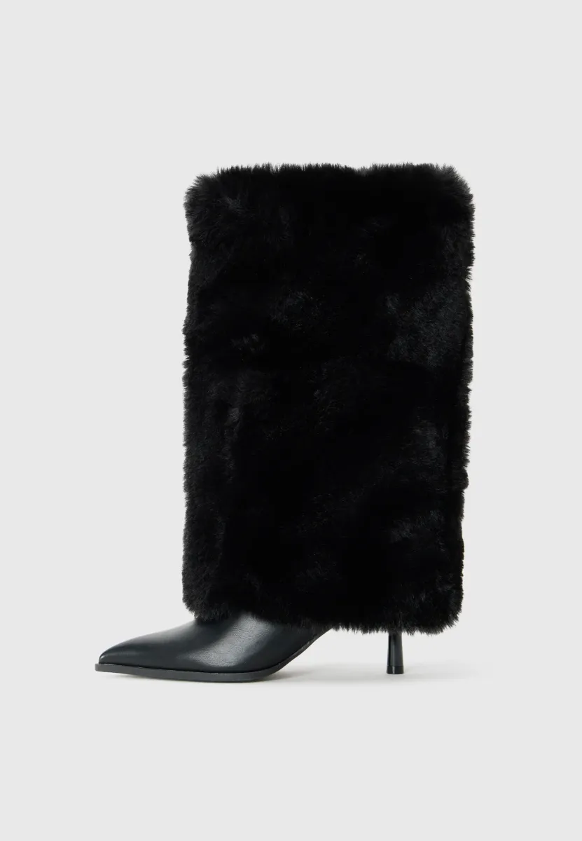 High Heel Stiefel - black