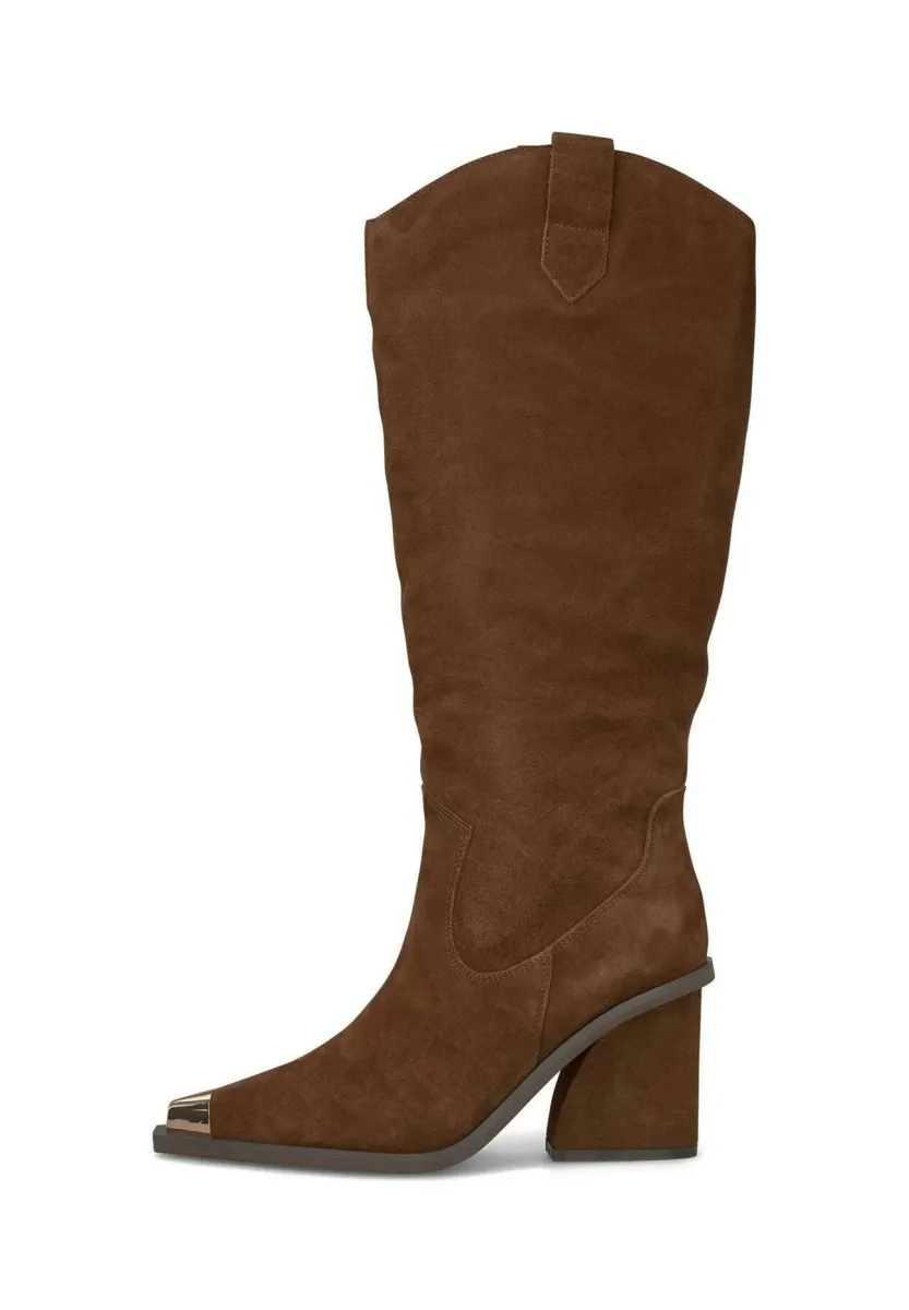 High Heel Stiefel - Camel