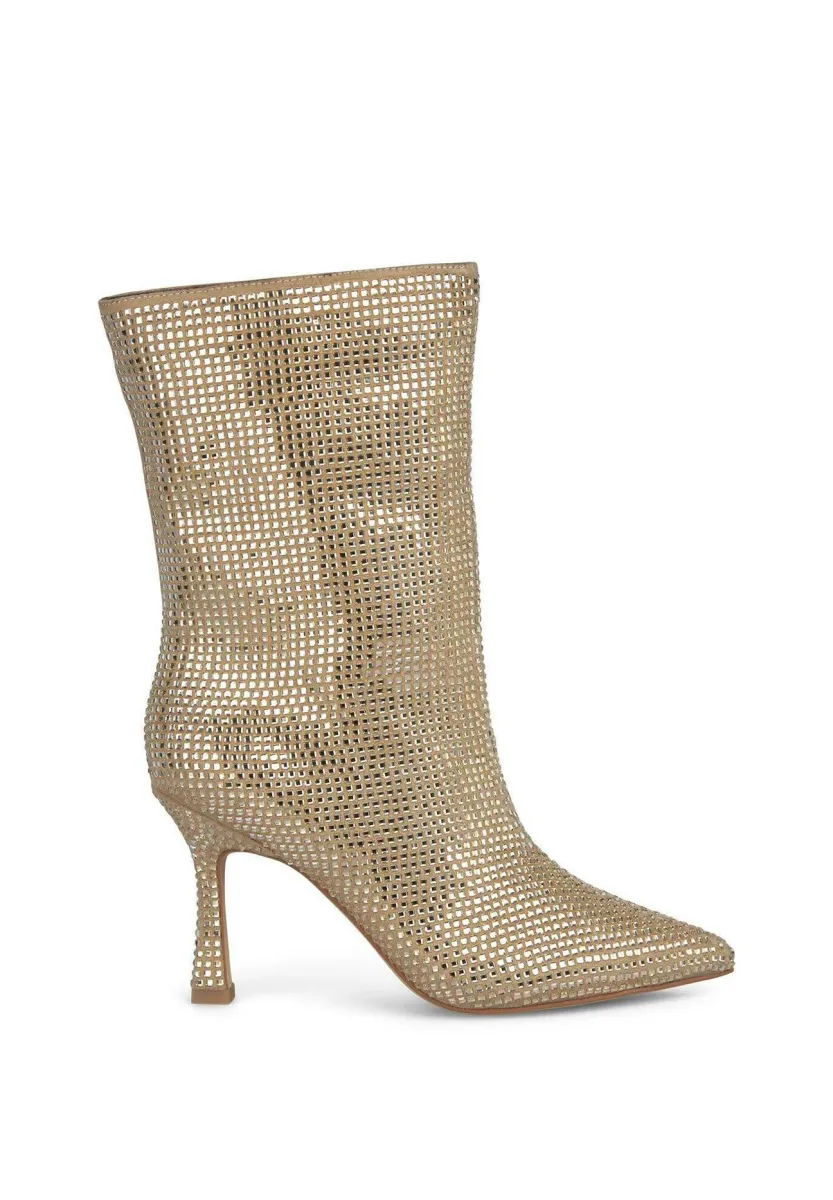 High Heel Stiefel - camel