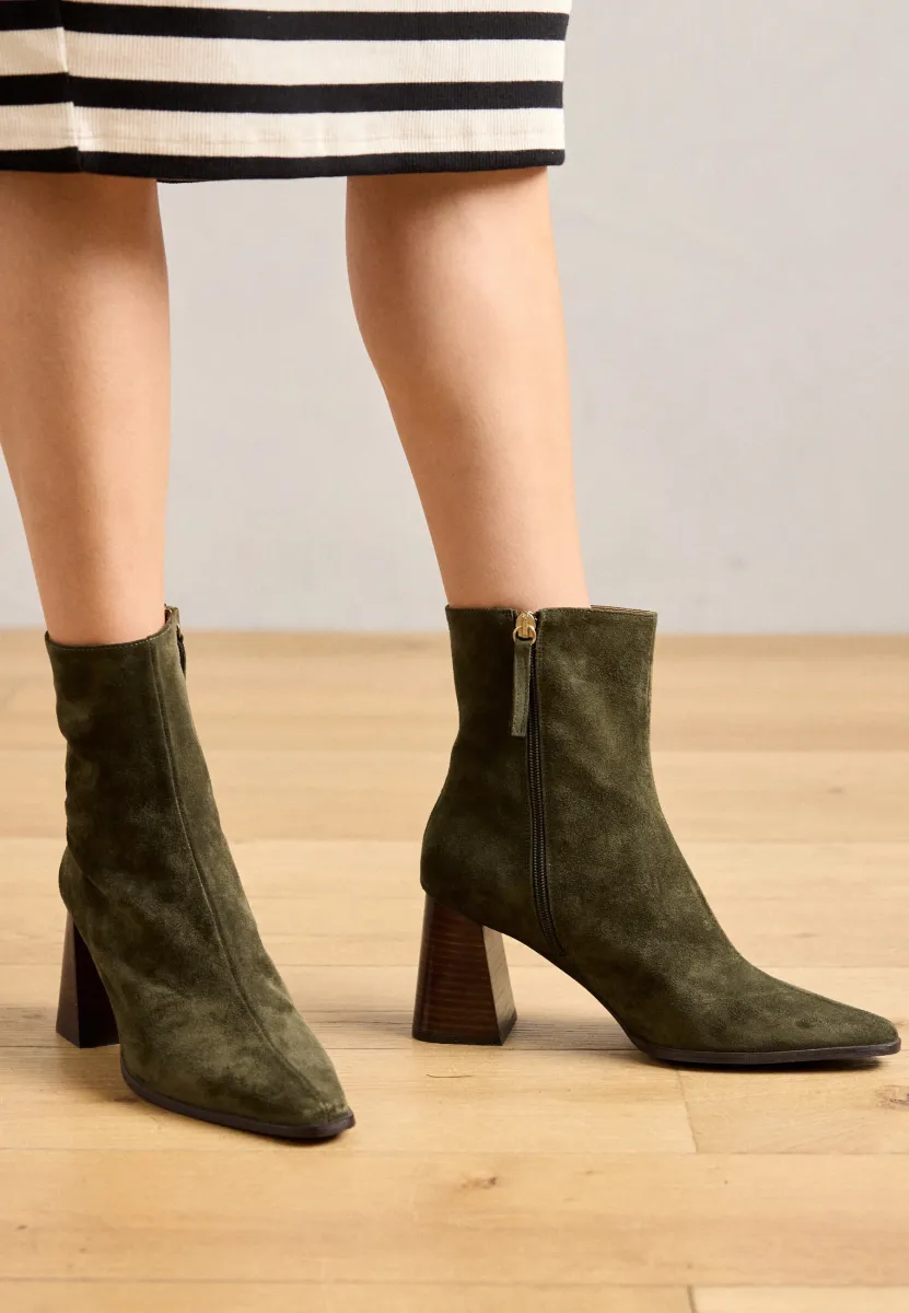 High Heel Stiefelette - basket/thyme