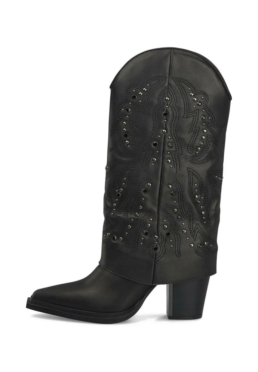 High Heel Stiefelette - black