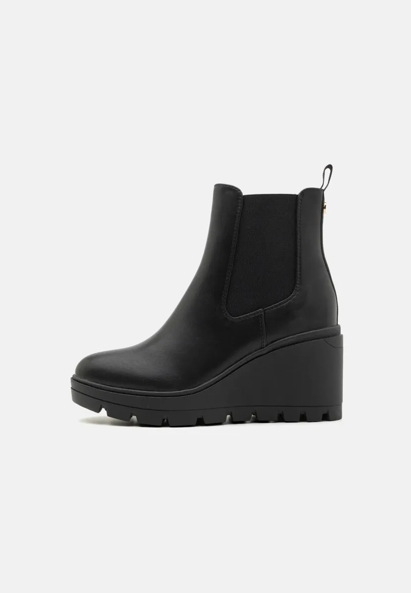 High Heel Stiefelette - black