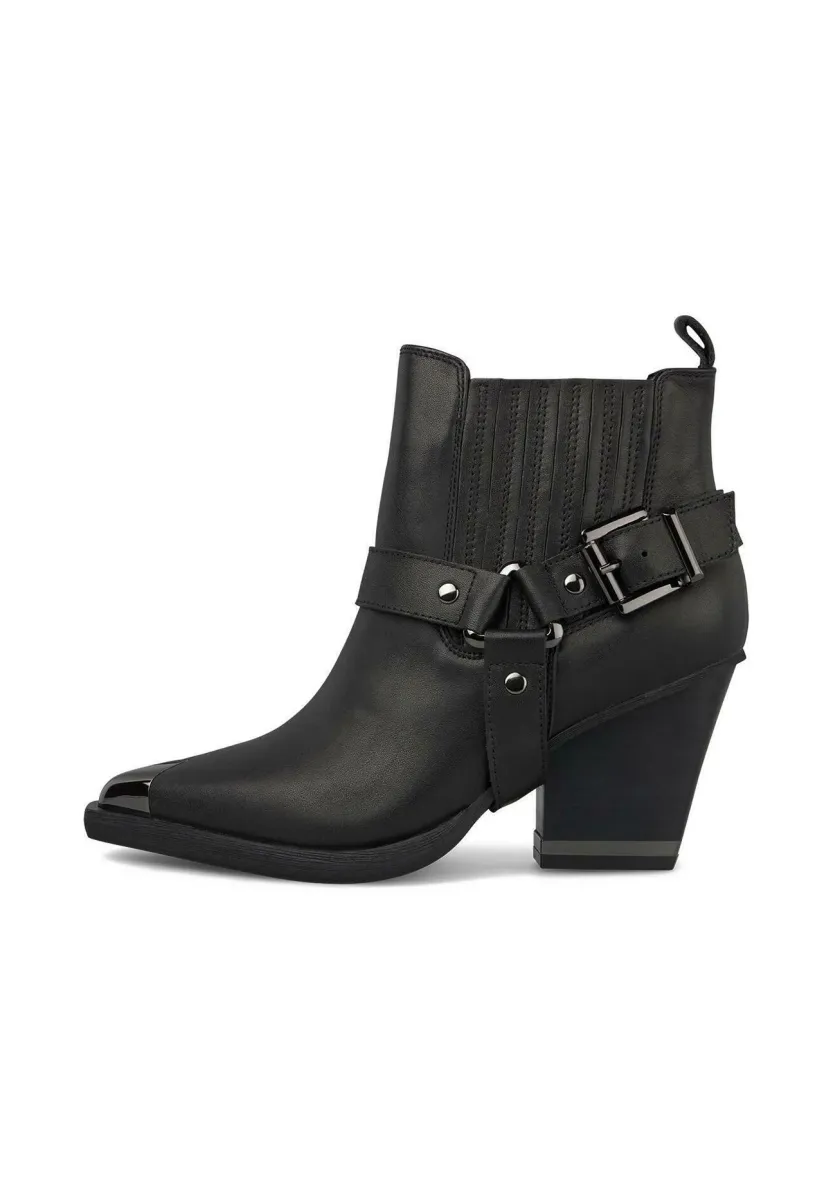 High Heel Stiefelette - black