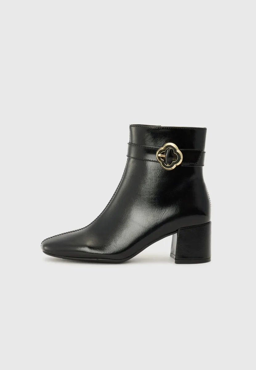 High Heel Stiefelette - black
