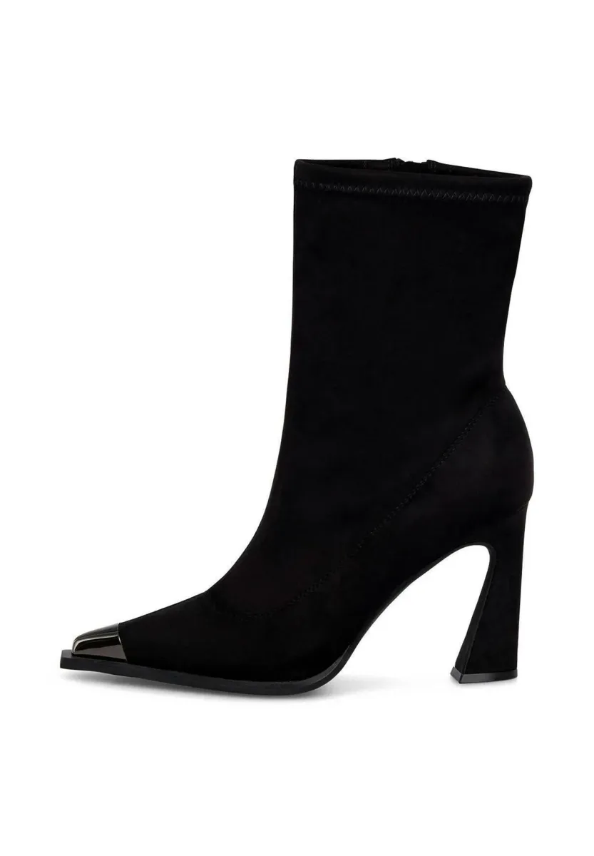 High Heel Stiefelette - black