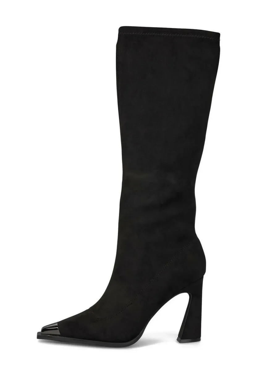 High Heel Stiefelette - black