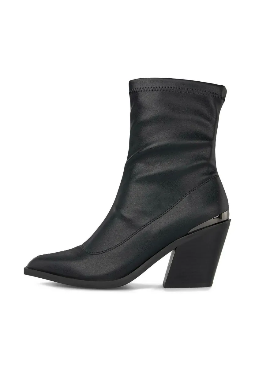 High Heel Stiefelette - black