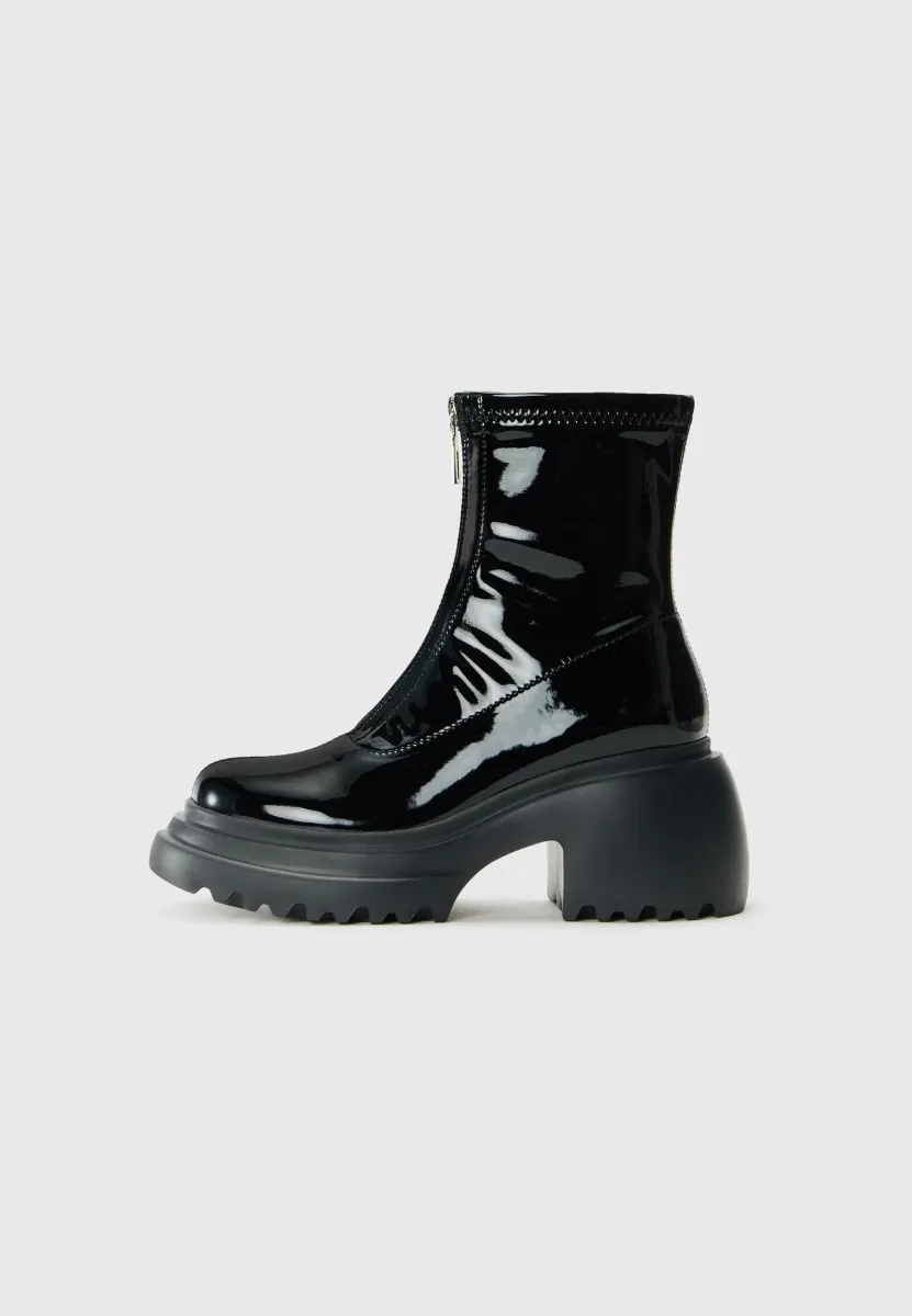 High Heel Stiefelette - black