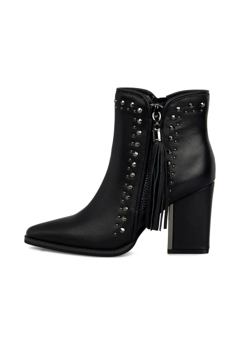 High Heel Stiefelette - black