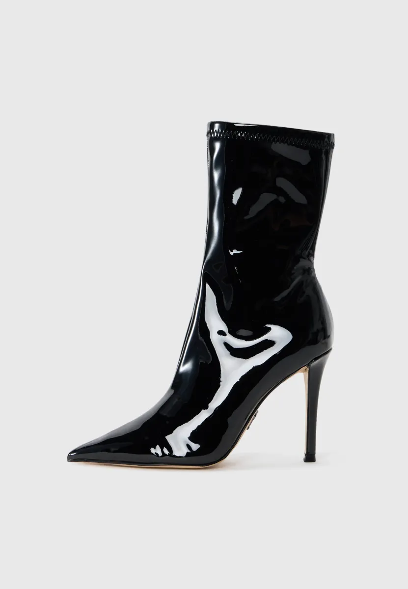 High Heel Stiefelette - black