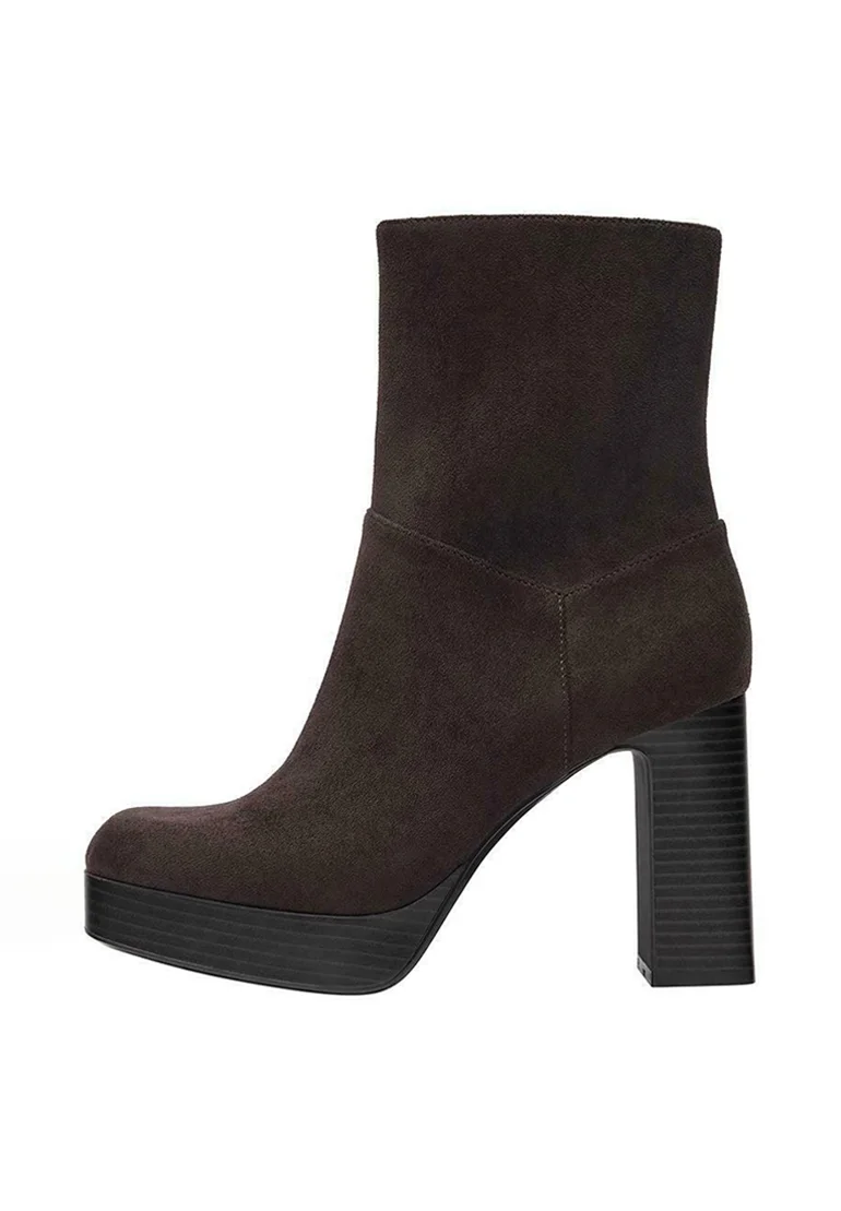 High Heel Stiefelette - brown