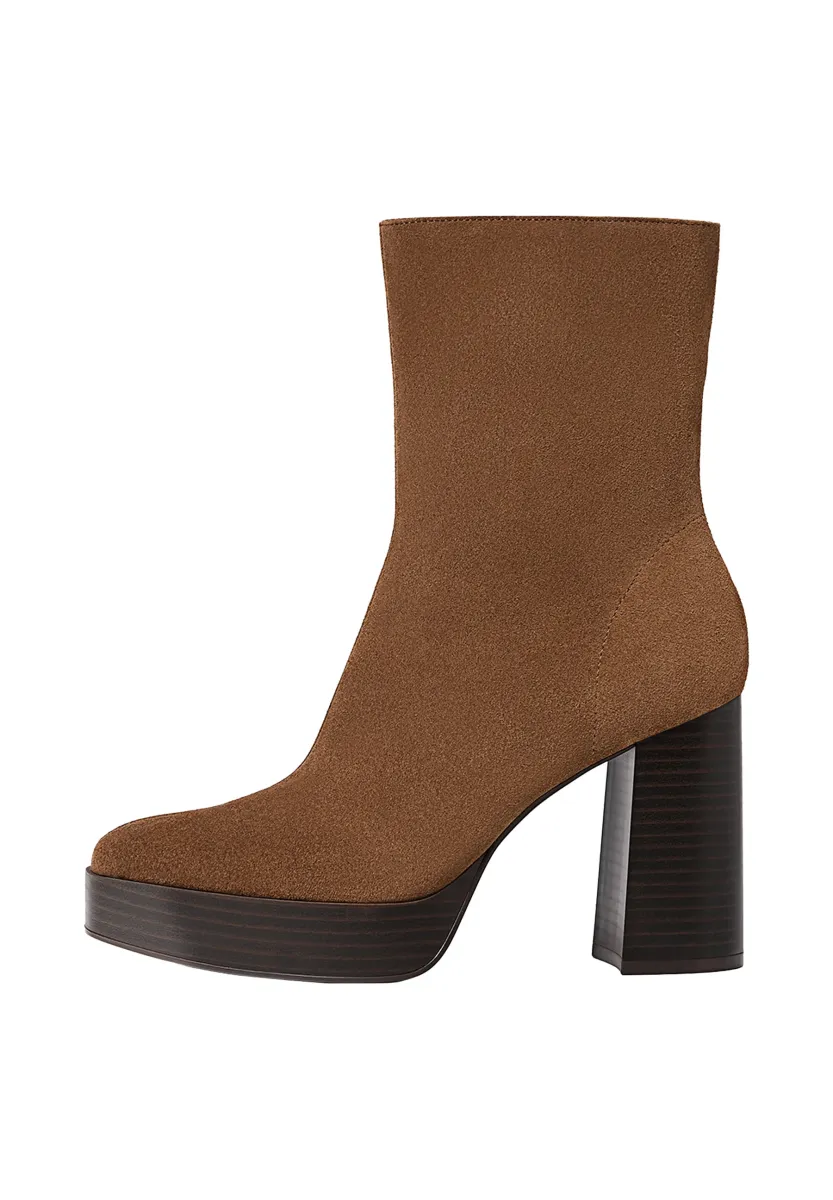 High Heel Stiefelette - brown