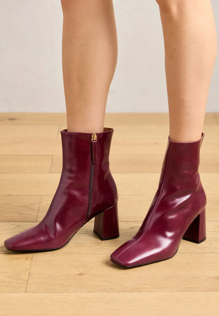 High Heel Stiefelette - burdeos