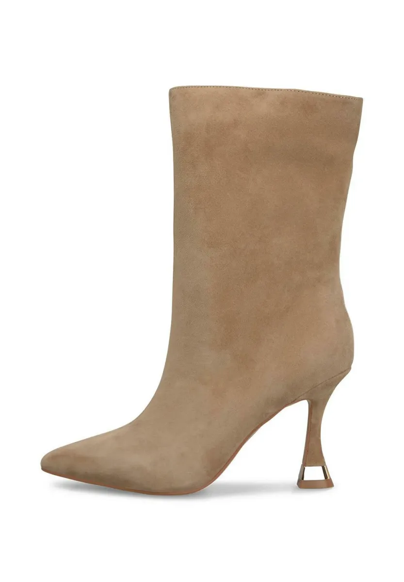 High Heel Stiefelette - Camel