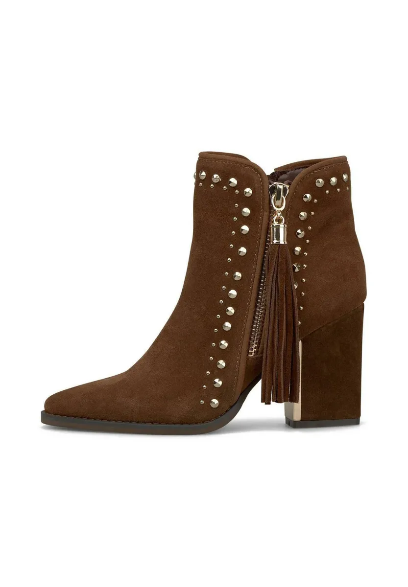 High Heel Stiefelette - Camel