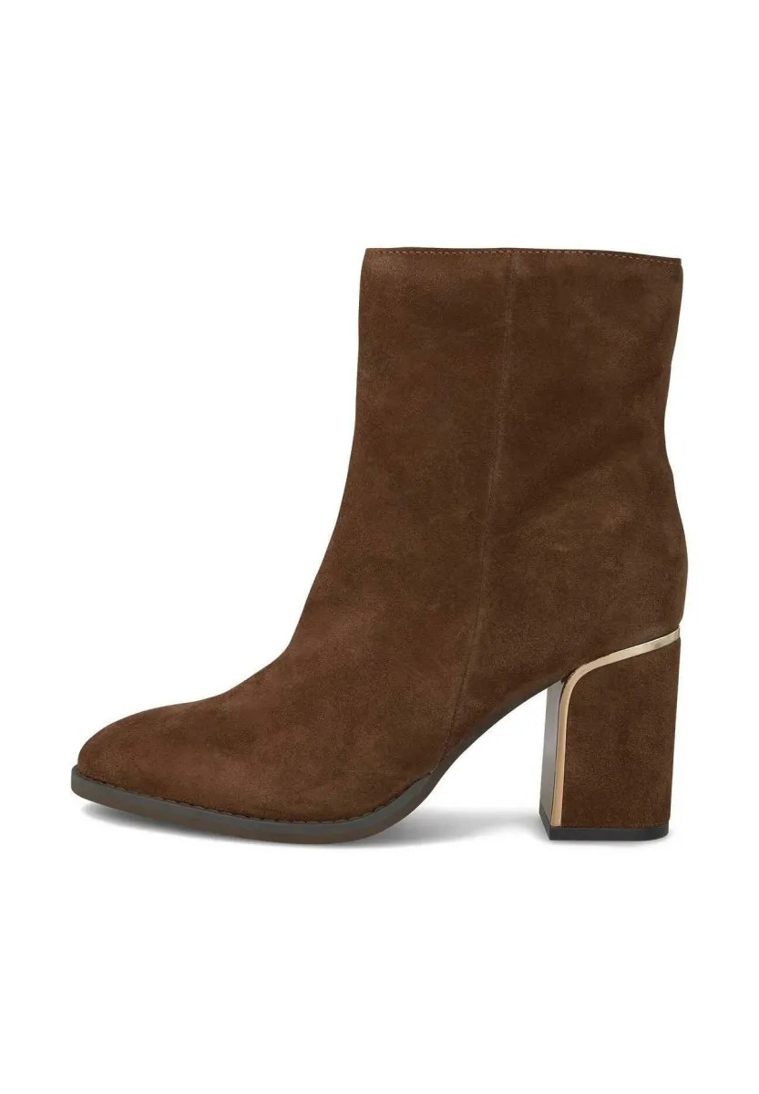 High Heel Stiefelette - Camel