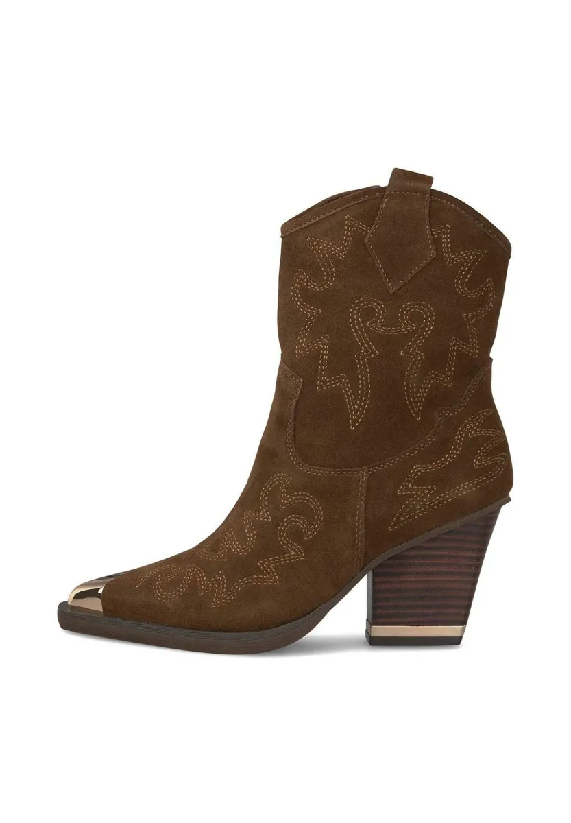 High Heel Stiefelette - Camel
