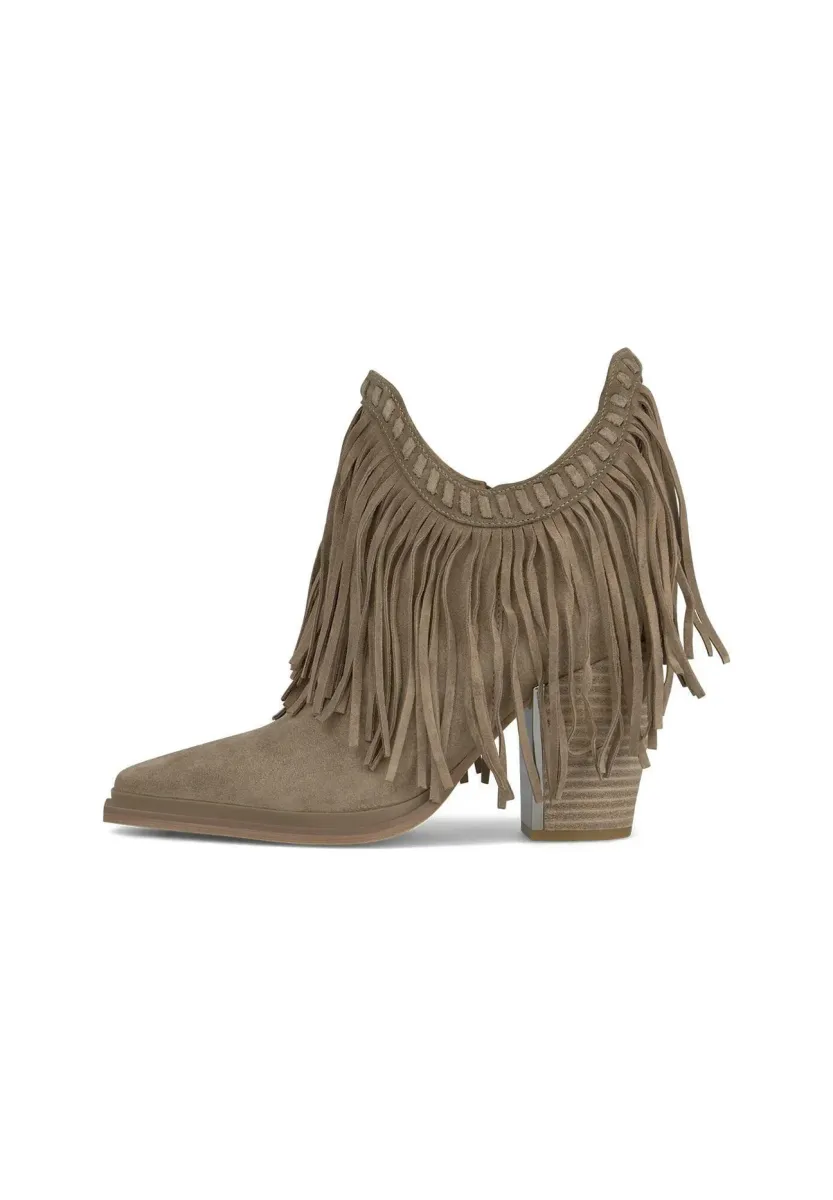 High Heel Stiefelette - light brown