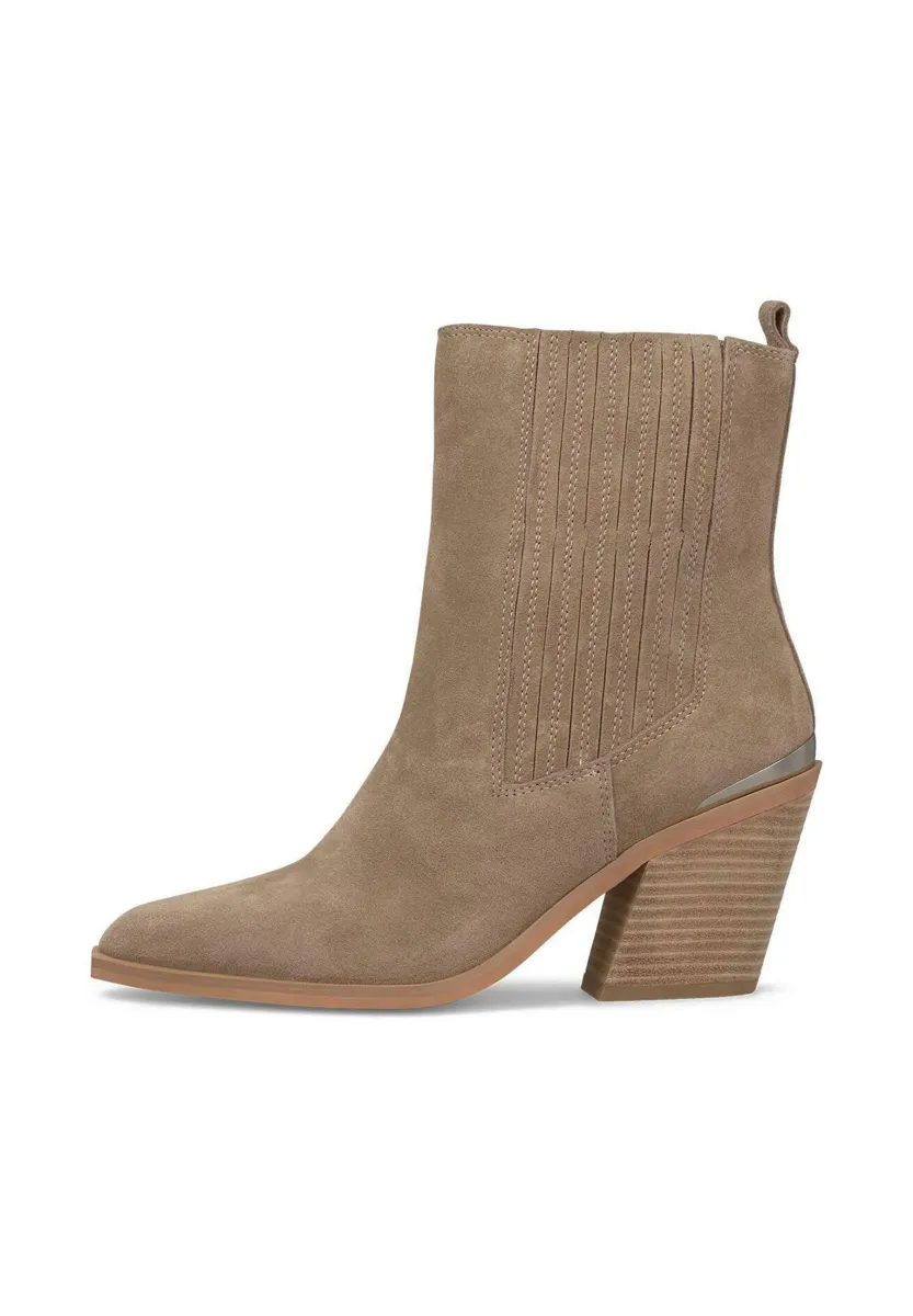 High Heel Stiefelette - light brown