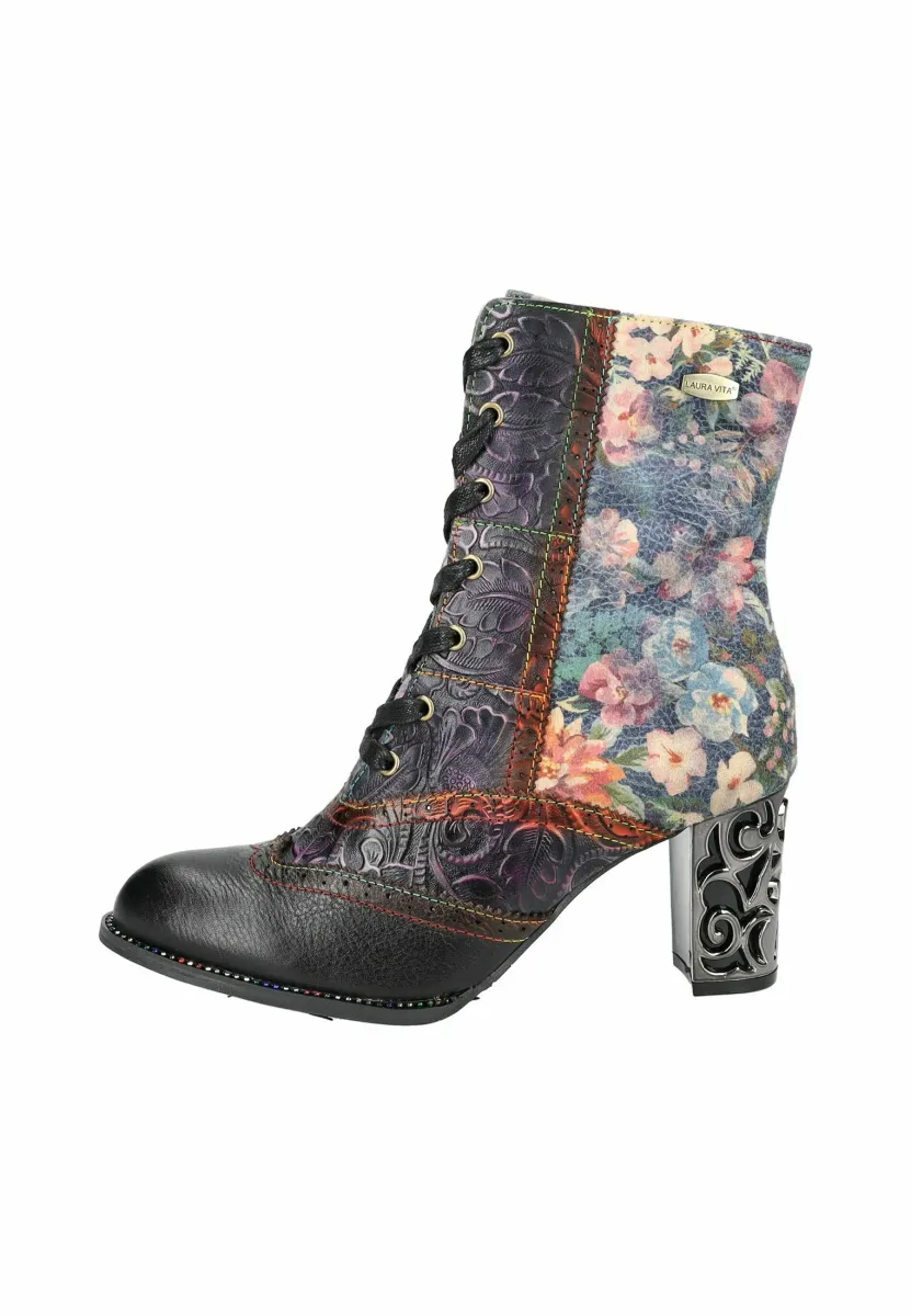 High Heel Stiefelette - violet