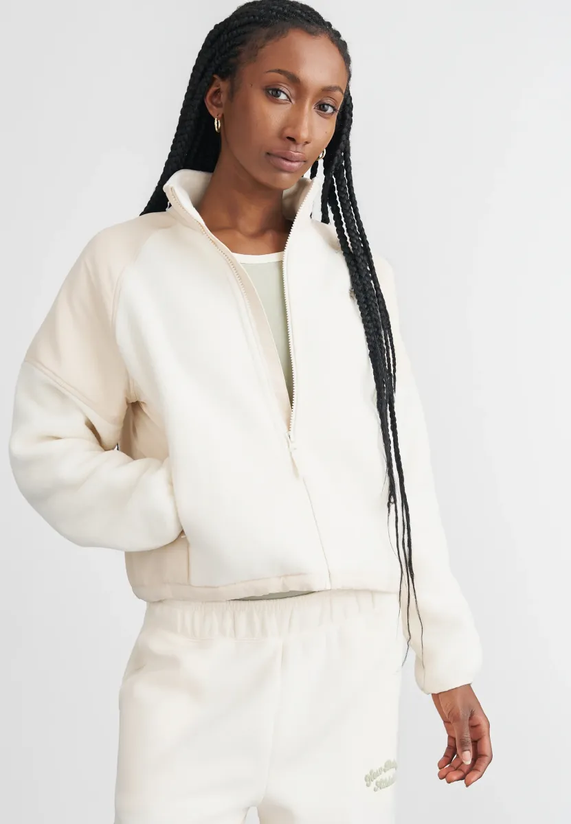 HIGH JACKET - Fleecejacke - white