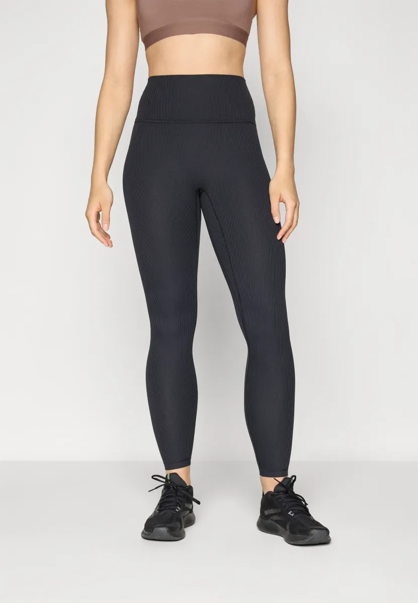 HIGH RISE LEGGING - Tights - black