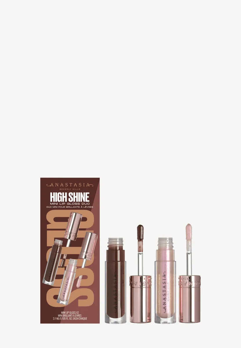HIGH-SHINE MINI LIP GLOSS DUO - Make-up Set - aura+molten