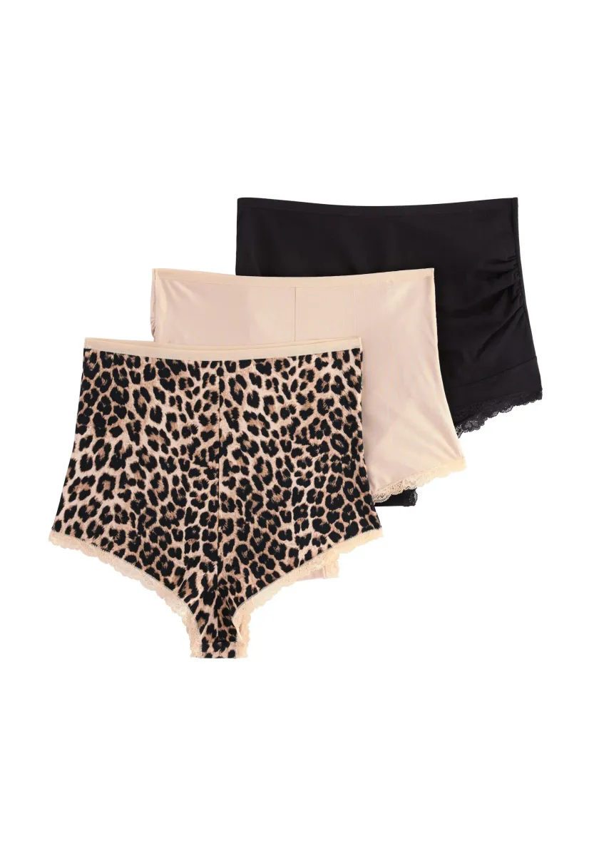 HIGH TRIM 3 PACK - Shapewear - light brown