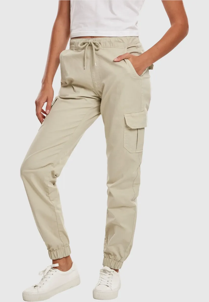 HIGH WAIST - Cargohose - concrete