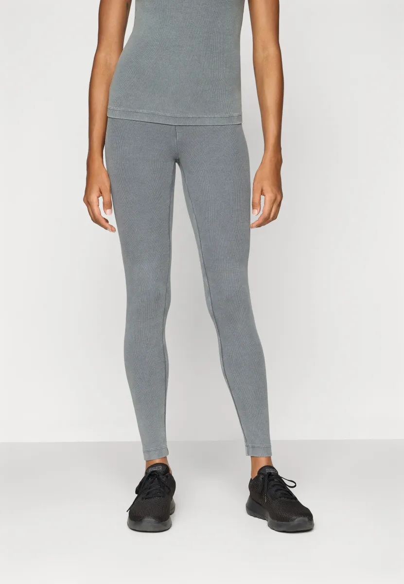 HIGH WAIST LEGGINGS - Tights - foggy