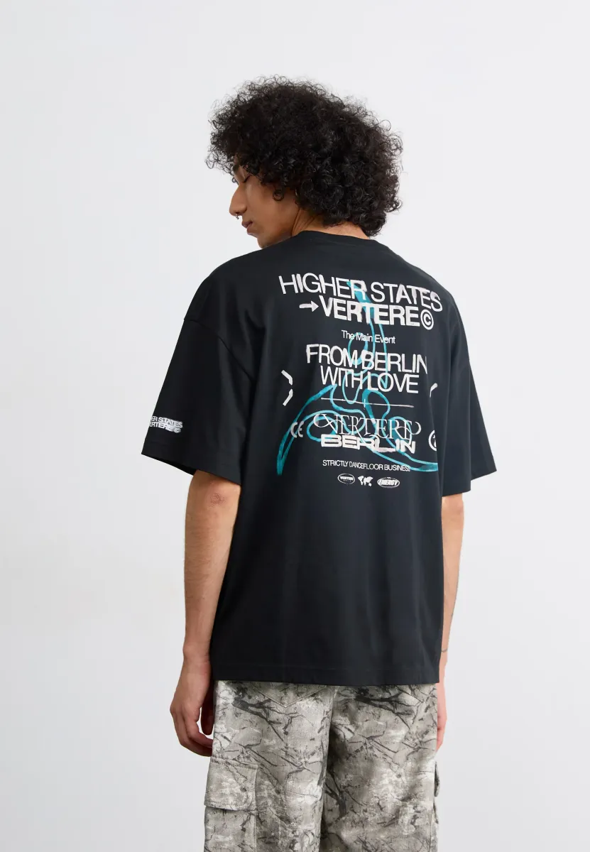 HIGHER STATES - T-Shirt print - black