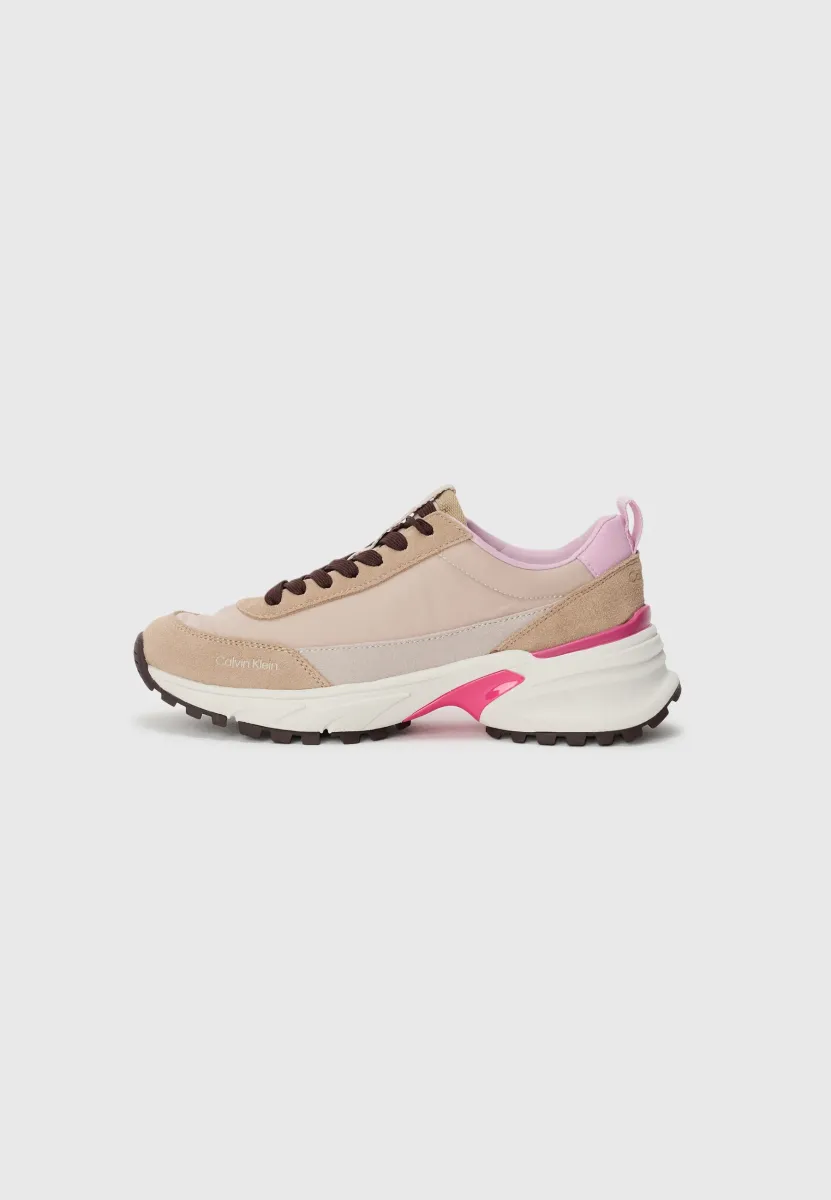 HIKE RUNNER - Sneaker low - chateau/silver-coloured mink/pink
