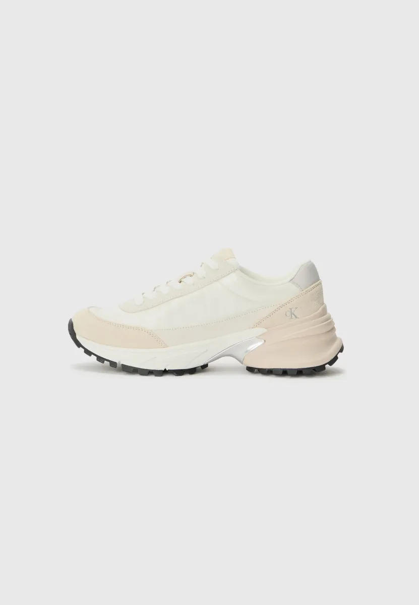 HIKE - Sneaker low - bright white/silver-coloured creamy