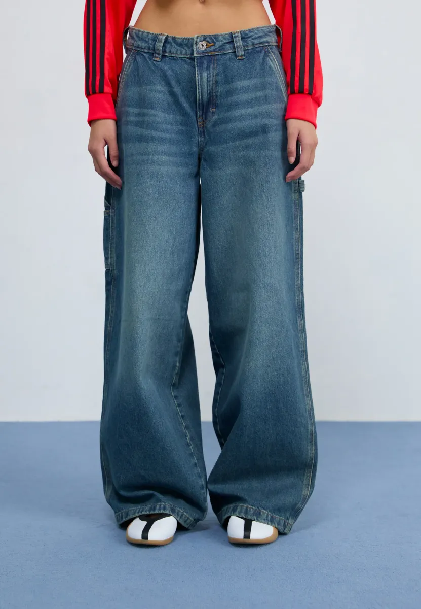 HILHAM - Jeans Relaxed Fit - khaki tinted blue