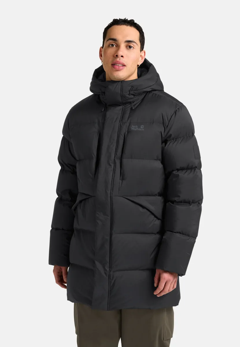 HILL - Daunenmantel - black