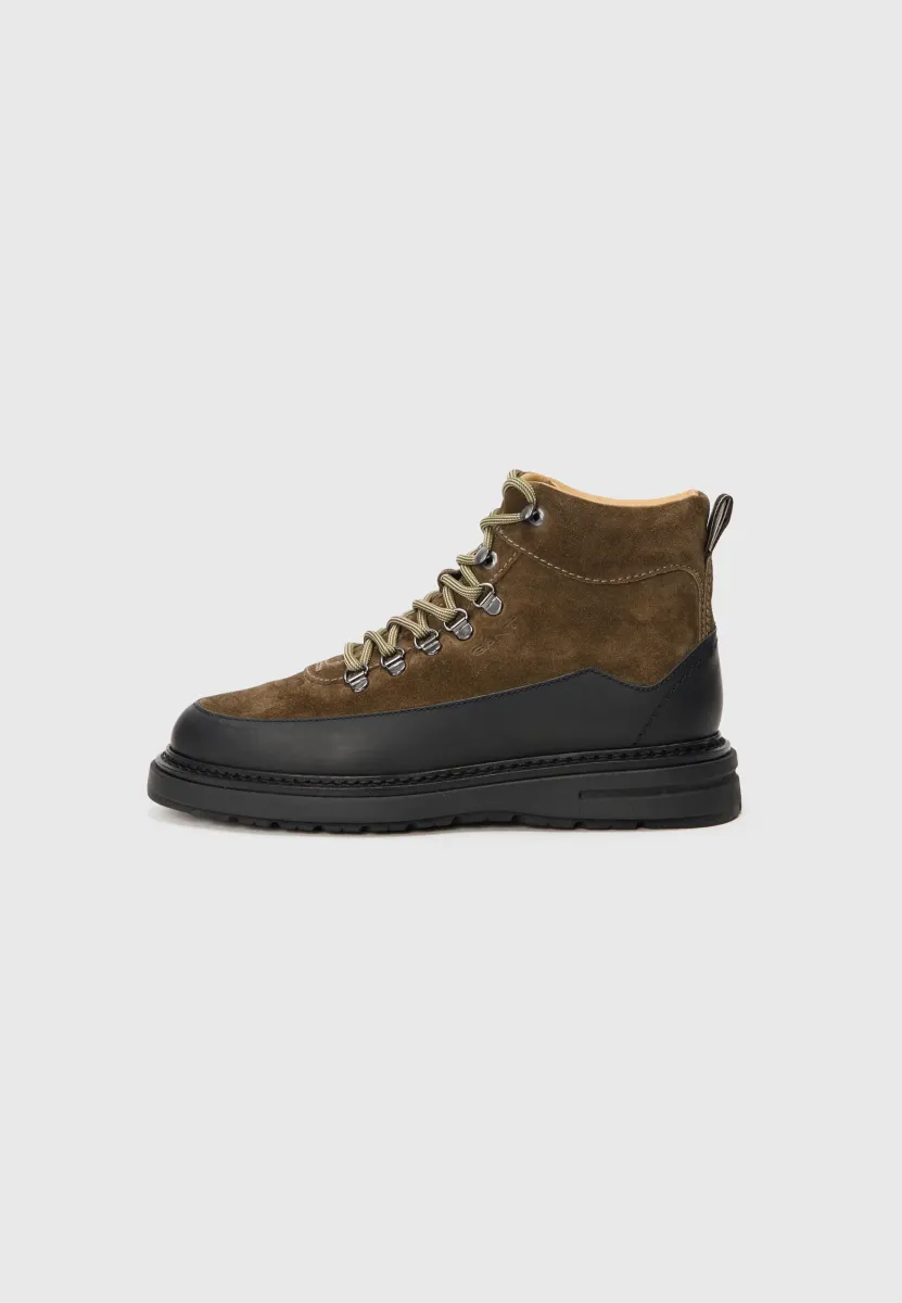 HILLPREP - Schnürstiefelette - dark olive