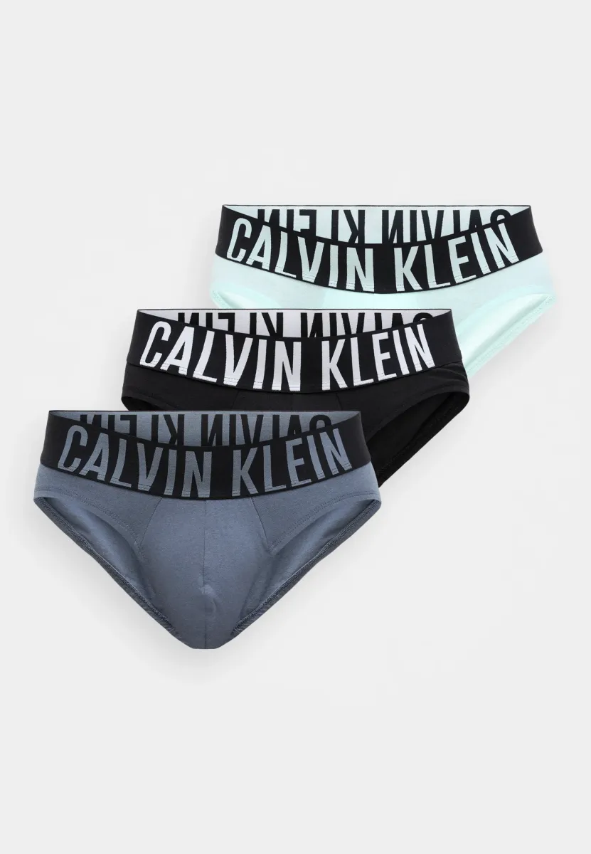 HIP BRIEF 3 PACK - Slip - black/aerial/turbulence