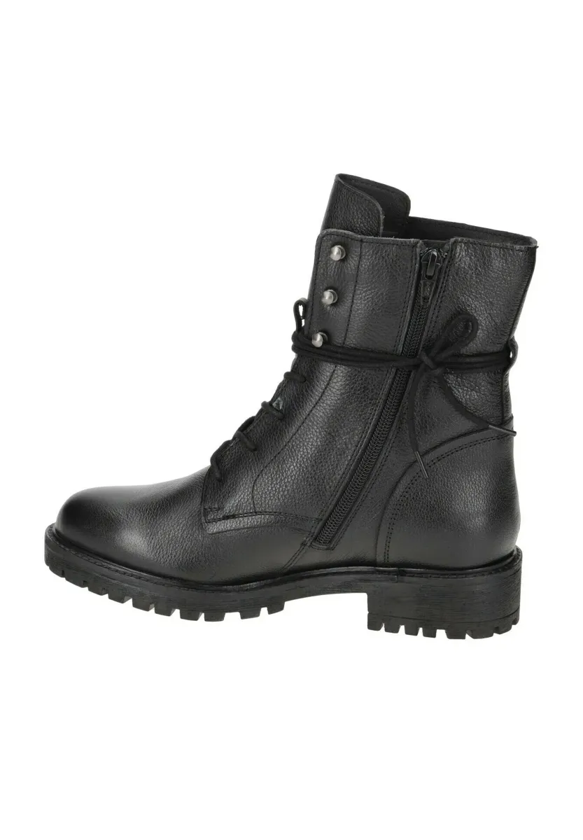 HOARA - Plateaustiefelette - black