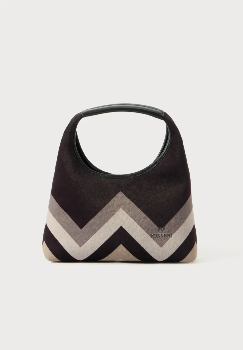 HOBO BAG SMALL - Handtasche - black