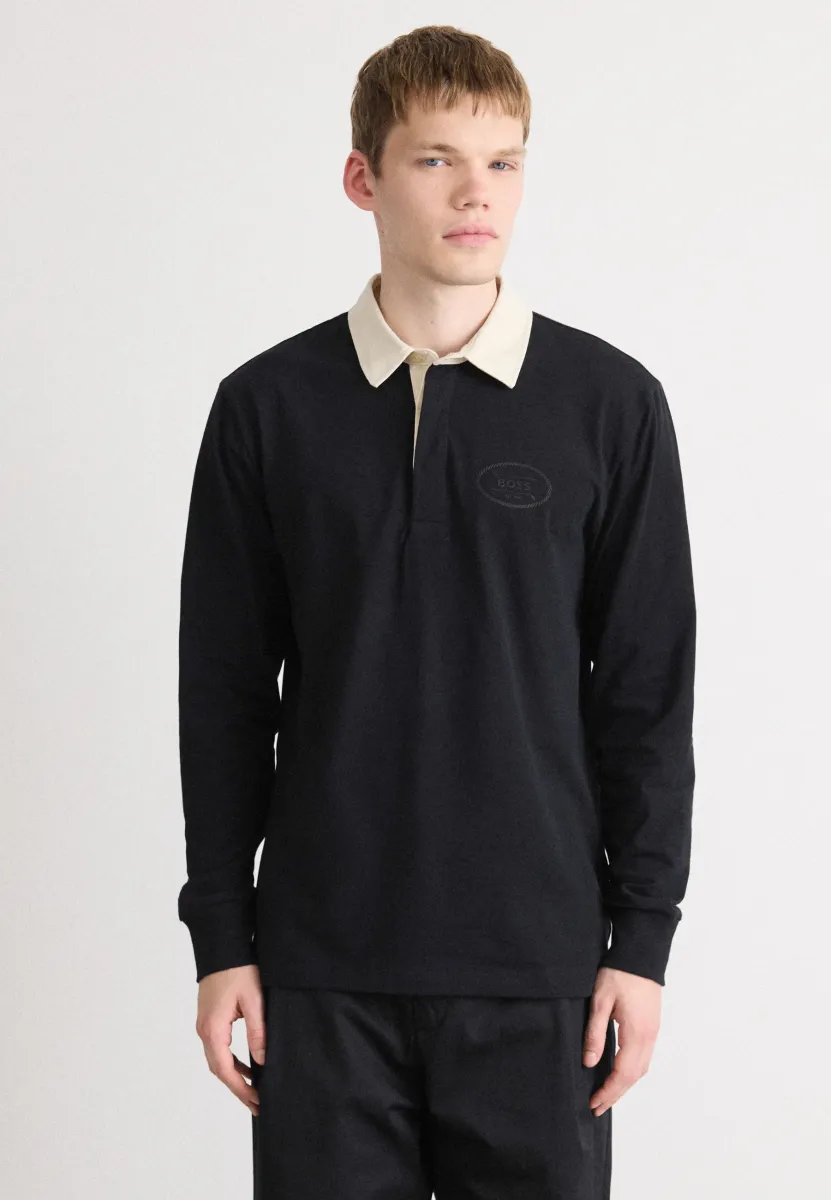 HOLE PERCY - Langarmshirt - black