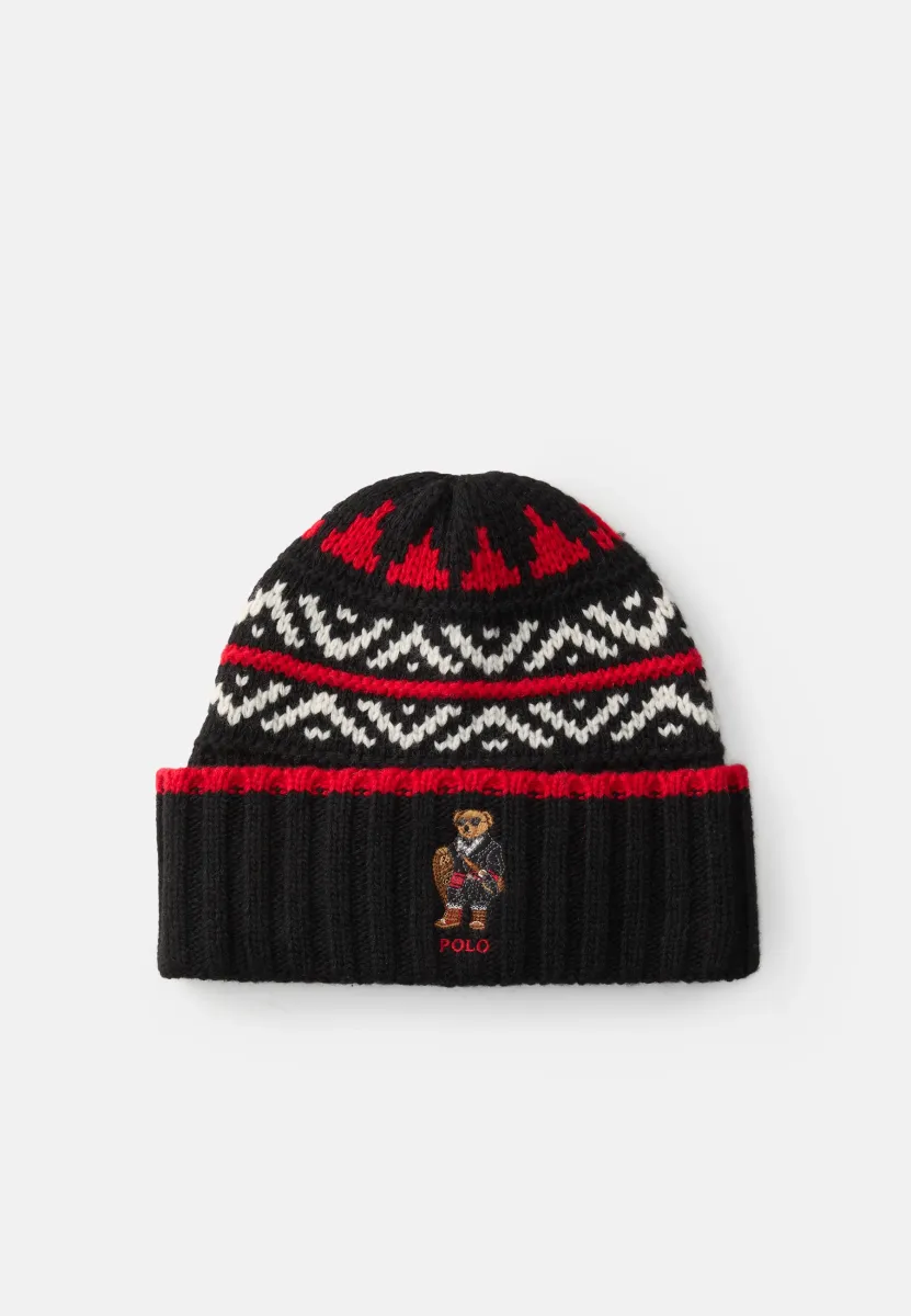 HOLID BEAR UNISEX - Mütze - black/multi