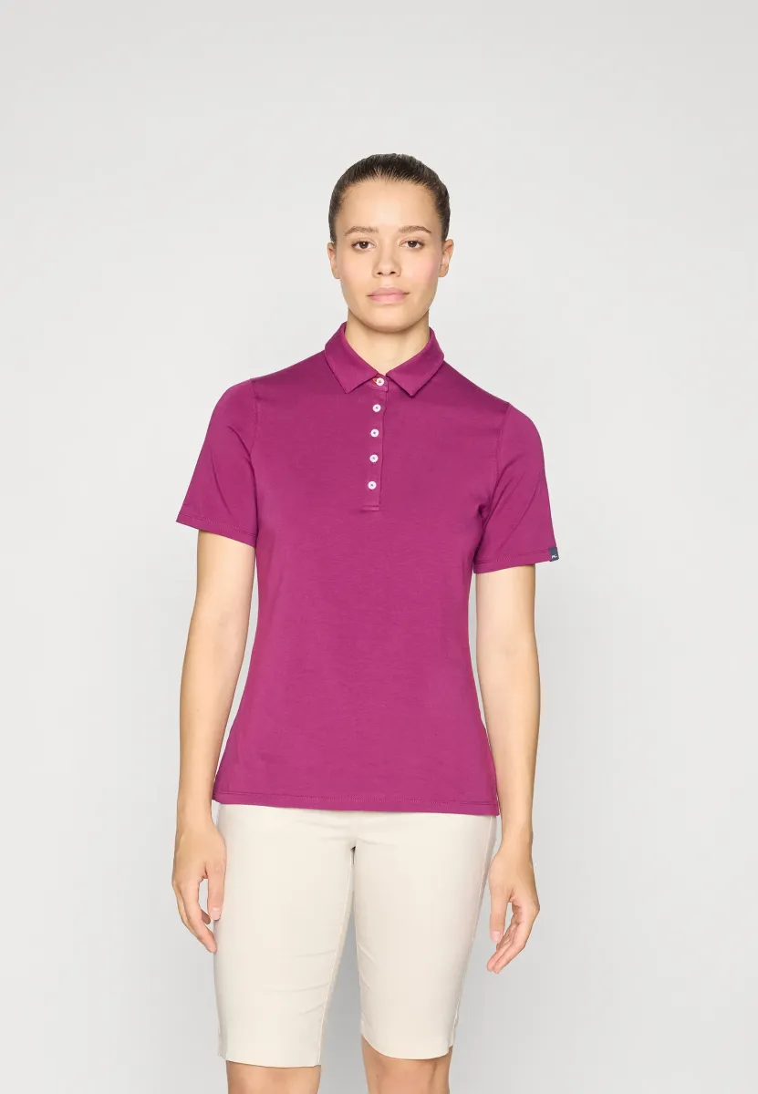 HOLLOW PIMA - Poloshirt - deep ruby