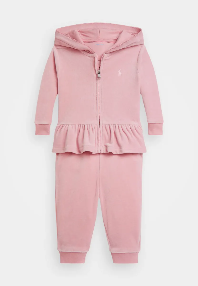 HOOD PANT SET - Jogginghose - surfside rose