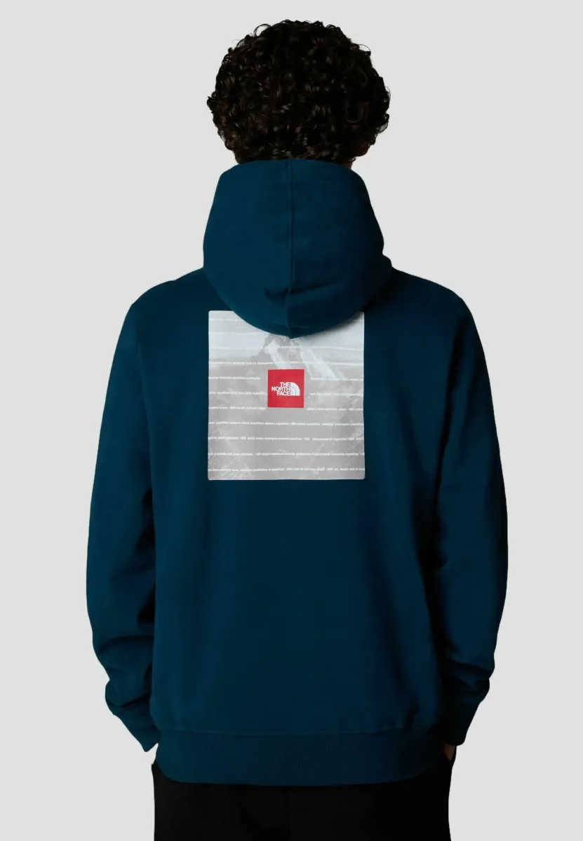 HOODED EXPEDITION - Kapuzenpullover - midnight petrol